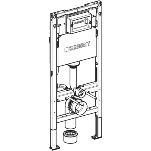DuofixBasic element za konzolnu wc šolju 112 cm, sa Delta ugradnim vodokotlićem - 111.153.00.3
