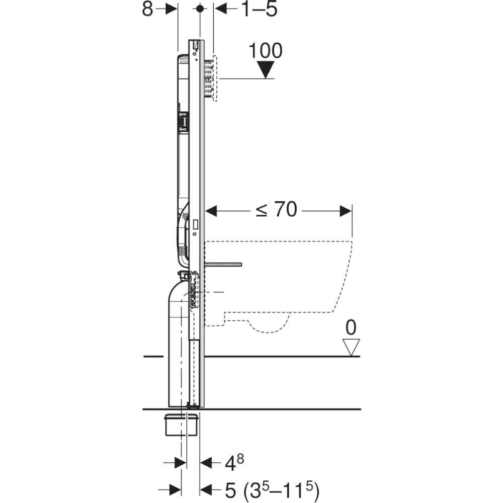 111.796.00.2 3 Duofix montažni element za konzolnu wc šolju sa ugradnim vodokotlićem Sigma 8 cm 111.796.00.2 Duofix montažni element za konzolnu wc šolju sa ugradnim vodokotlićem Sigma 8 cm