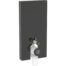 Monolith sanitarni modul za konzolnu wc šolju 101 cm crno staklo/aluminijum/crni hrom bočni priključak vode