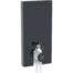 Monolith Plus sanitarni modul za podnu wc šolju 101 cm crno staklo/aluminijum/crni hrom bočni priključak vode