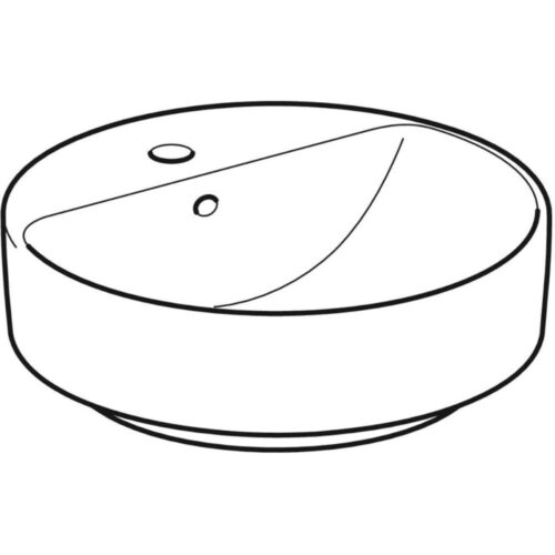 VariForm nadgradni umivaonik okrugli 45cm, sa otvorom za slavinu