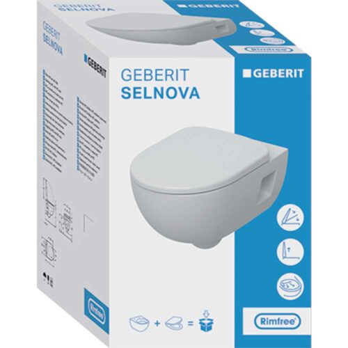 Selnova Premium set konzolna wc šolja rimfree sa wc daskom softclose, takeoff - 501.750.00.1