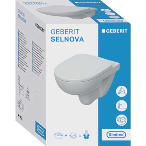 Selnova set konzolna wc šolja rimfree sa wc daskom softclose, takeoff - 501.751.00.2