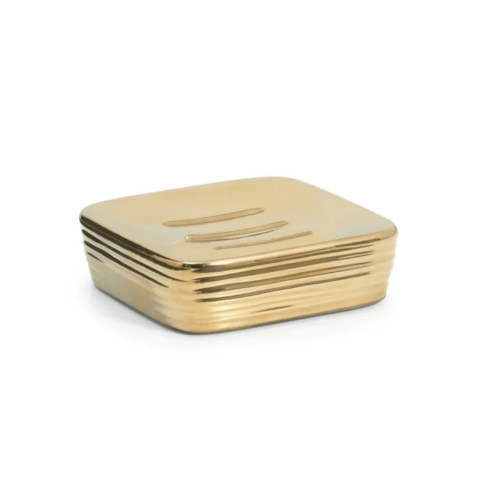 Kelly Zahnbürstenhalter In Gold – Stilvolles Bad-Accessoire Aus Keramik