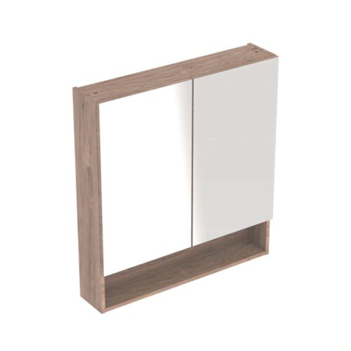 Selnova Square ormarić sa ogledalom sa dvoje vrata 58,8x85x17,5 cm, orah - 501.266.00.1