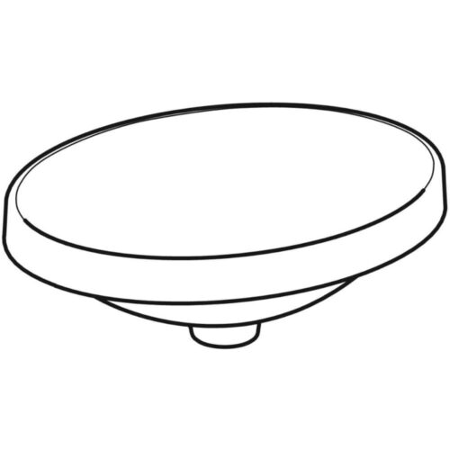 VariForm ugradni umivaonik 50x40, ovalni, bez preliva