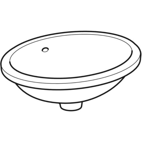 VariForm podgradni umivaonik, ovalni 49.5x46 cm