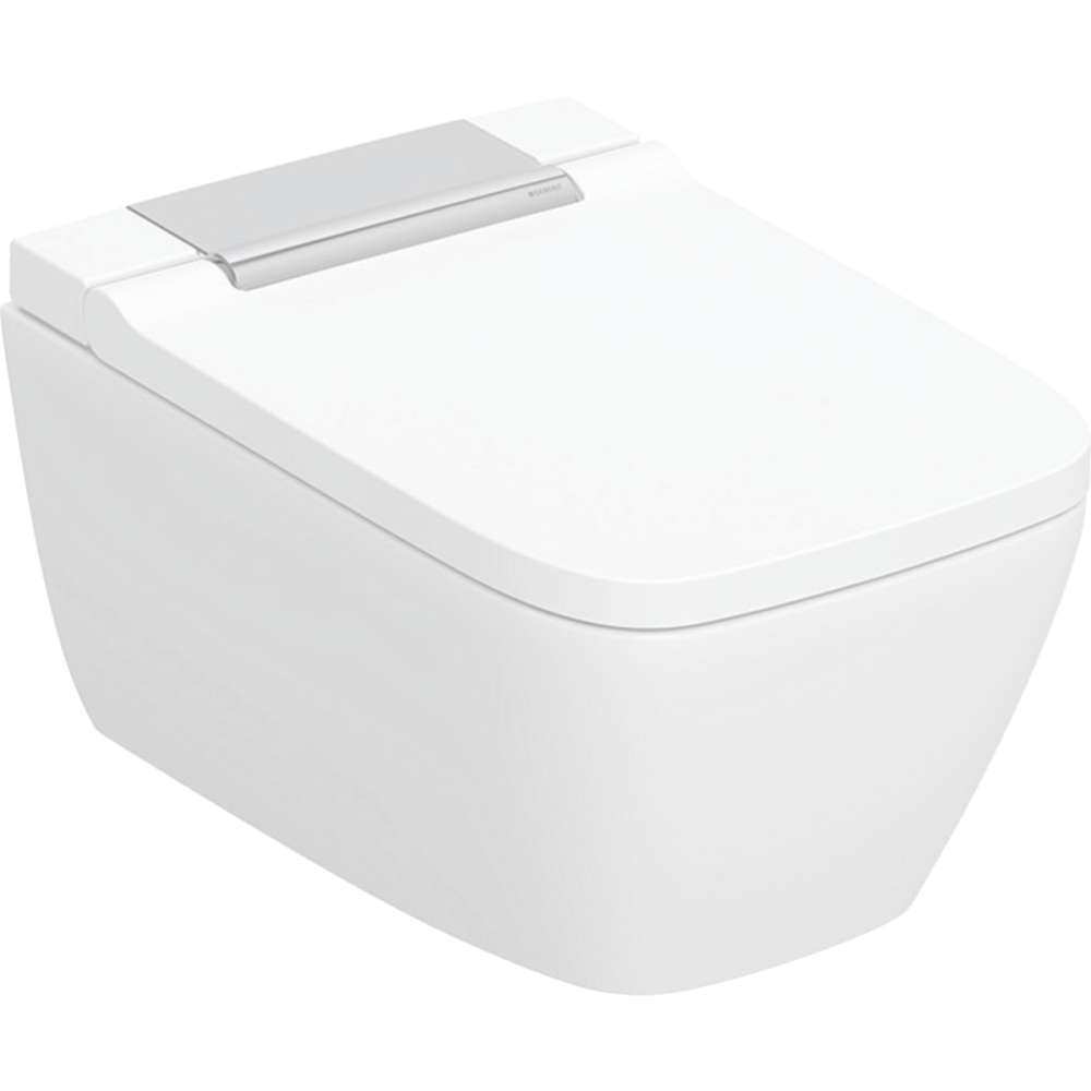 146.250.21.1 AquaClean Sela Sqaure tuš wc komplet,konzolna wc šolja, bela/hrom sjaj