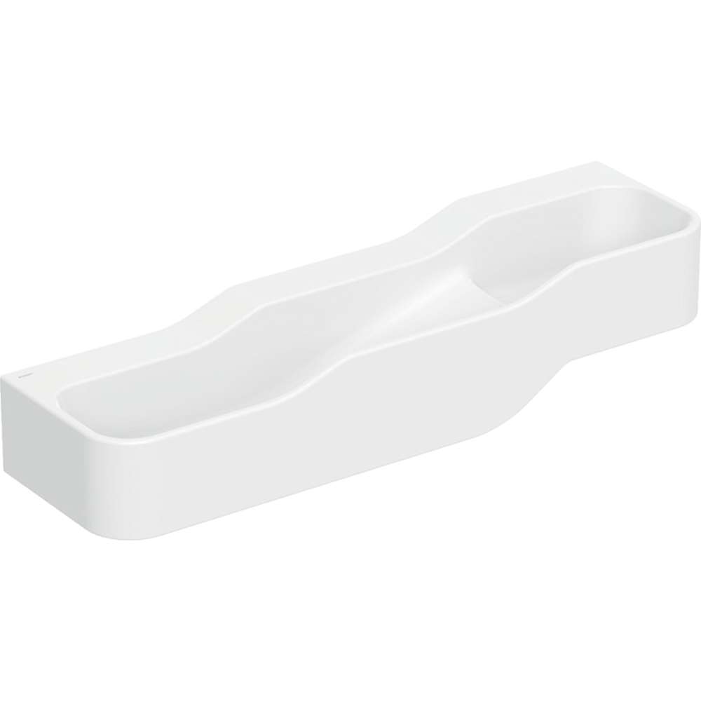 502.975.00.2 Bambini umivaonik, dublji umivaonik levo sa bez otvora za slavinu beli 140x39 cm