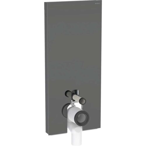 Monolith Plus sanitarni modul za podnu wc šolju 114 cm lava staklo/aluminijum/crni hrom priključak vode odozdo - 131.233.JK.7