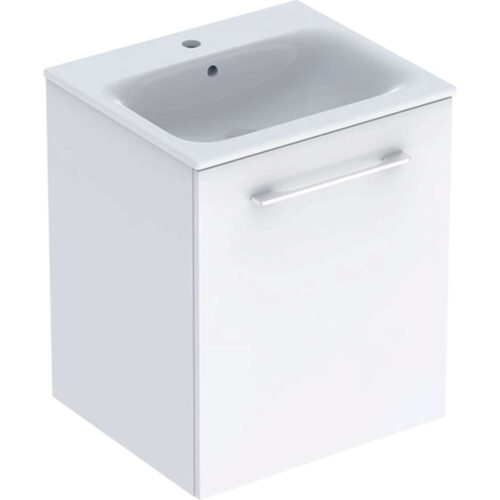 Selnova Square umivaonik sa ormarićem sa jednim vrata 55x50.2x65.2 cm beli - 501.248.00.1
