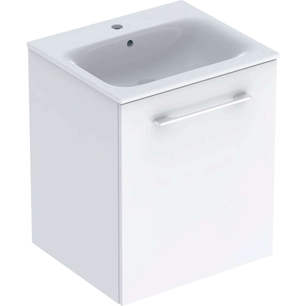 501.248.00.1 Selnova Square umivaonik sa ormarićem sa jednim vrata 55x50.2x65.2 cm beli - 501.248.00.1