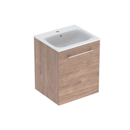 Selnova Square umivaonik sa ormarićem sa jednim vrata 55x50.2x65.2 cm američki orah - 501.250.00.1