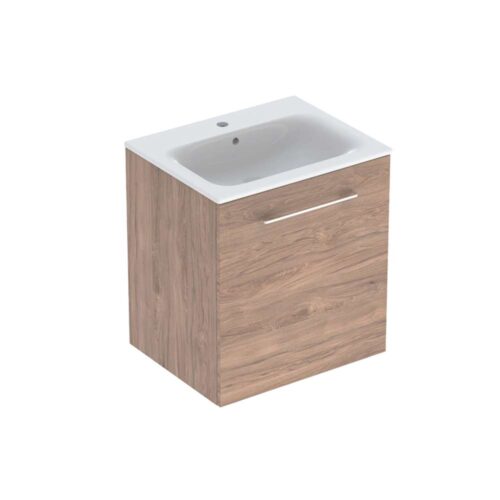 Selnova Square umivaonik sa ormarićem sa jednim vrata 60x50.2x65.2 cm američki orah - 501.254.00.1