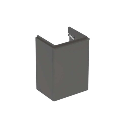 Smyle Square ormarić za umivaonik, sa jednim vratima, graničnik desno 44.2x35.6x61.7 cm lava mat - 500.350.JK.1