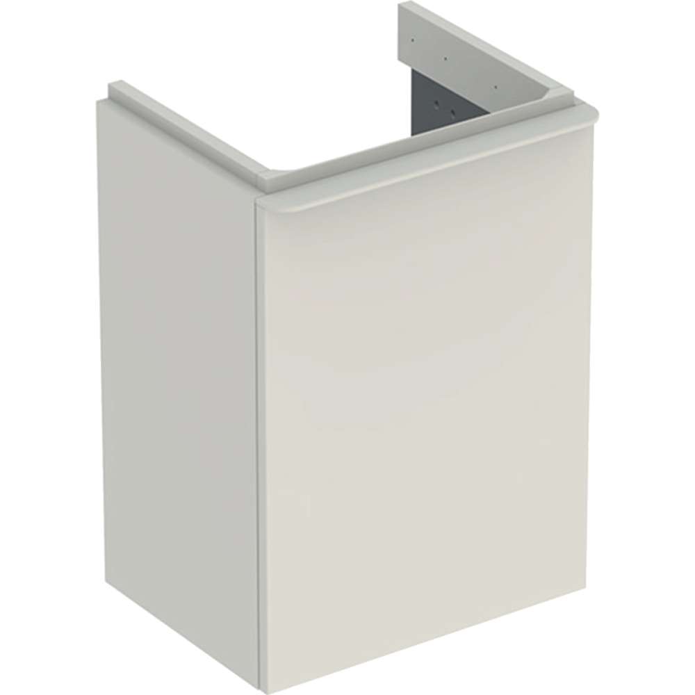 500.350.JL.1 Smyle Square ormarić za umivaonik, sa jednim vratima, graničnik desno 44.2x35.6x61.7 cm peščanosivi - 500.350.JL.1