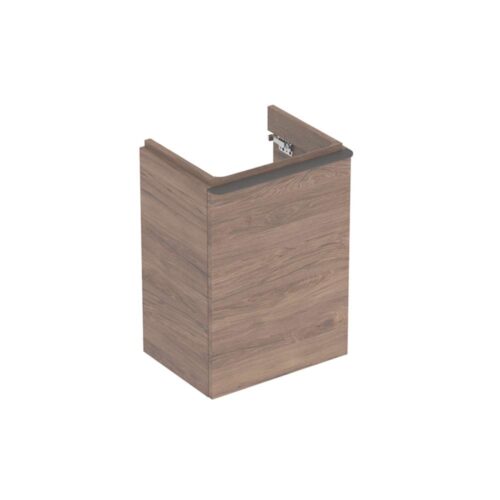 Smyle Square ormarić za umivaonik, sa jednim vratima, graničnik desno 44.2x35.6x61.7 cm američki orah - 500.350.JR.1