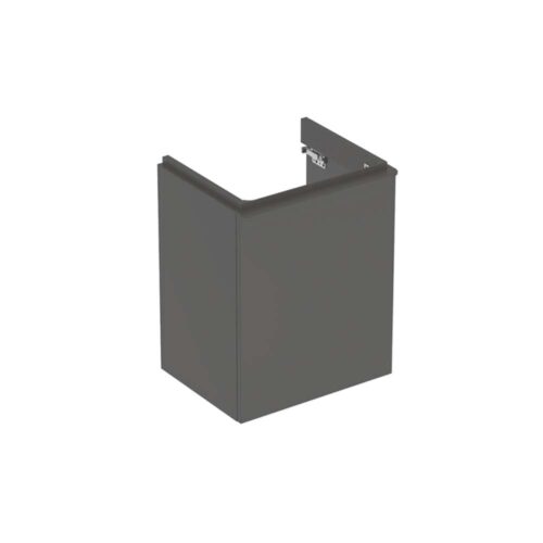 Smyle Square ormarić za umivaonik, sa jednim vratima, graničnik desno 49.2x40.6x61.7 cm lava mat - 500.363.JK.1