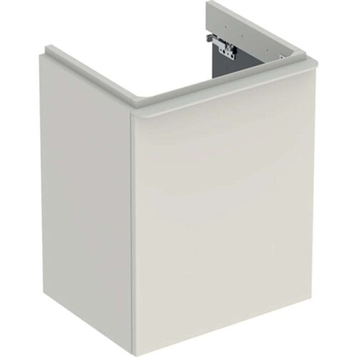 Smyle Square ormarić za umivaonik, sa jednim vratima, graničnik desno 49.2x40.6x61.7 cm peščanosivi - 500.363.JL.1