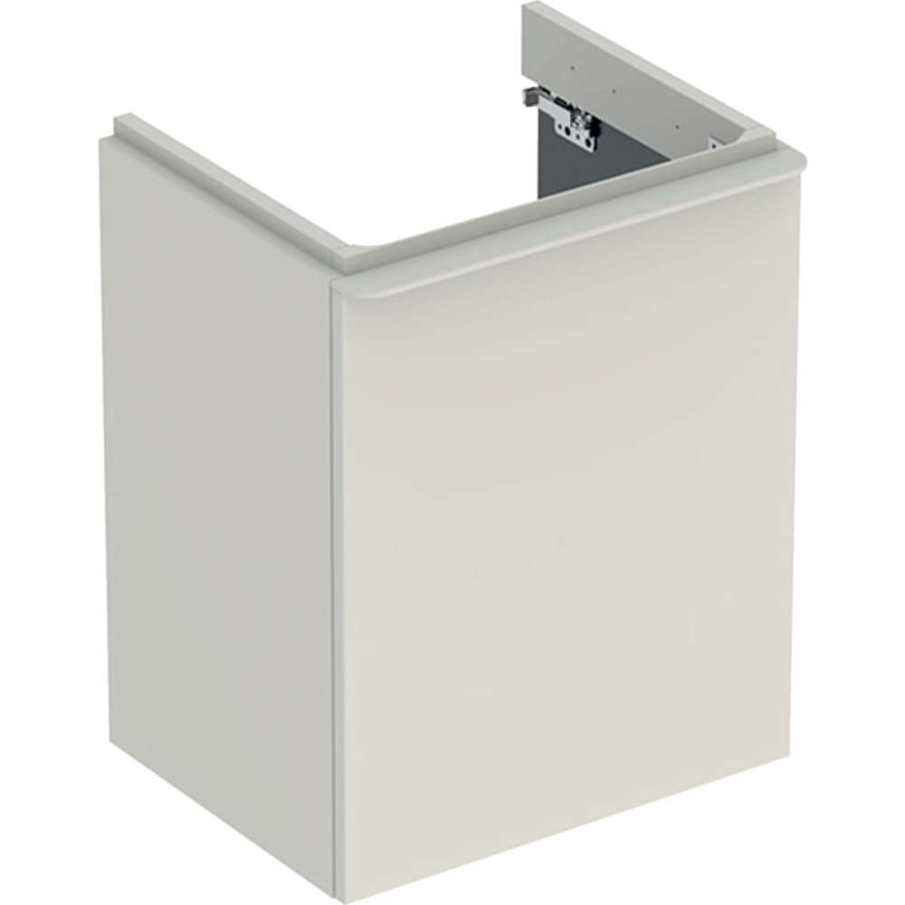 500.363.JL.1 Smyle Square ormarić za umivaonik, sa jednim vratima, graničnik desno 49.2x40.6x61.7 cm peščanosivi - 500.363.JL.1