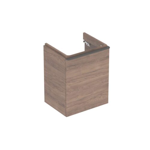 Smyle Square ormarić za umivaonik, sa jednim vratima, graničnik desno 49.2x40.6x61.7 cm američki orah - 500.363.JR.1