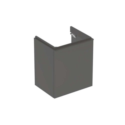 Smyle Square ormarić za umivaonik, sa jednim vratima, graničnik desno, 53,6x61,7x43,3 cm, lava mat - 500.365.JK.1