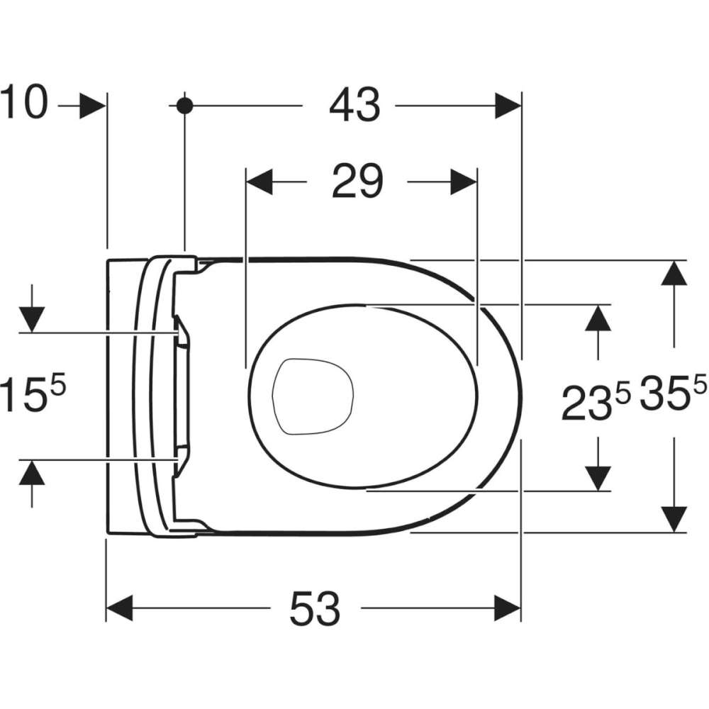 501.663.JT.1 4 iCon set konzolna wc šolja rimfree sa wc daskom softclose, takeoff bela mat - 501.663.JT.1