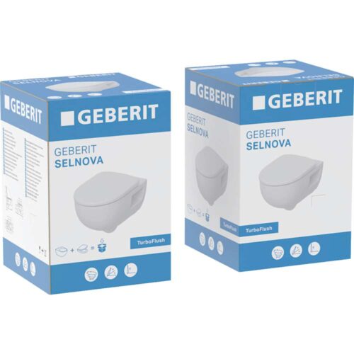 503.160.00.1 Selnova Premium set konzolna wc šolja TurboFlush sa wc daskom soft-close, take off