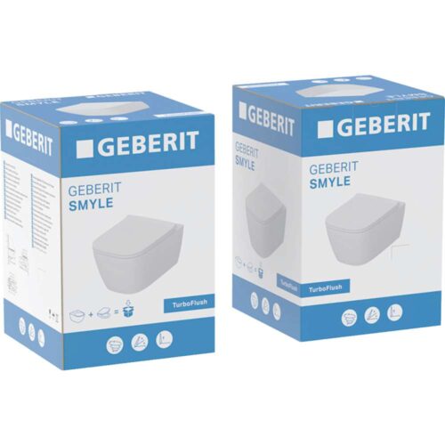 503.171.00.1 Smyle Square konzolna wc šolja TurboFlush sa wc daskom soft-close take off